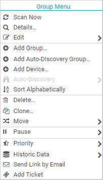 Group Context Menu