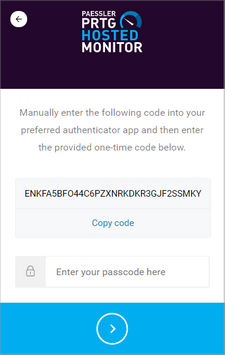 Manually Enter the Code Manually Enter the Code