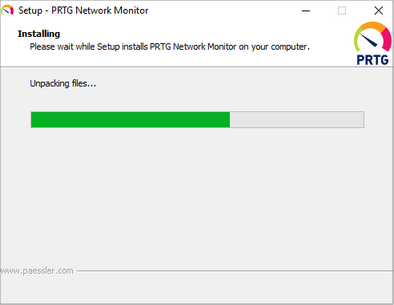 Setup: Installing PRTG