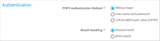 POP3 Authentication