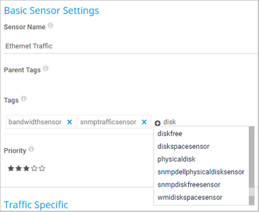 View and Edit Tags in Basic Sensor Settings&nbsp;